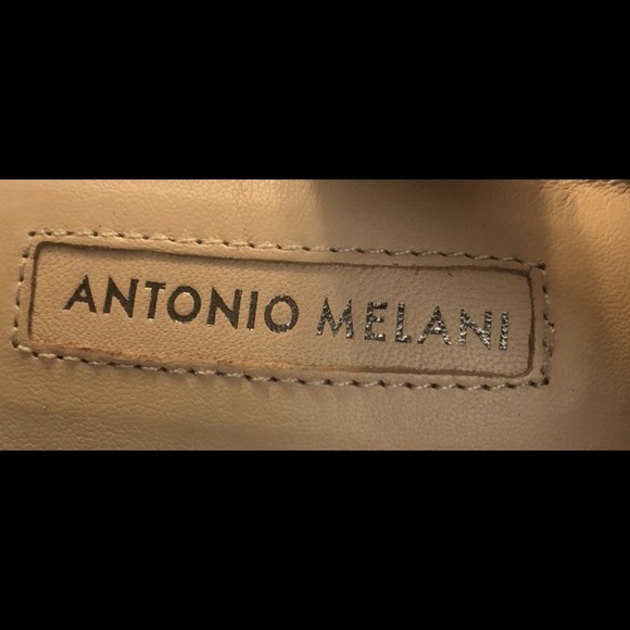 🔥CLOSET CLEAROUT🔥 ANTONIO MELANI Brown Layren Leather Heels - Picture 4 of 4